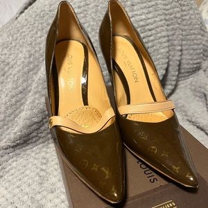 Louis Vuitton monogram maryjane shoes